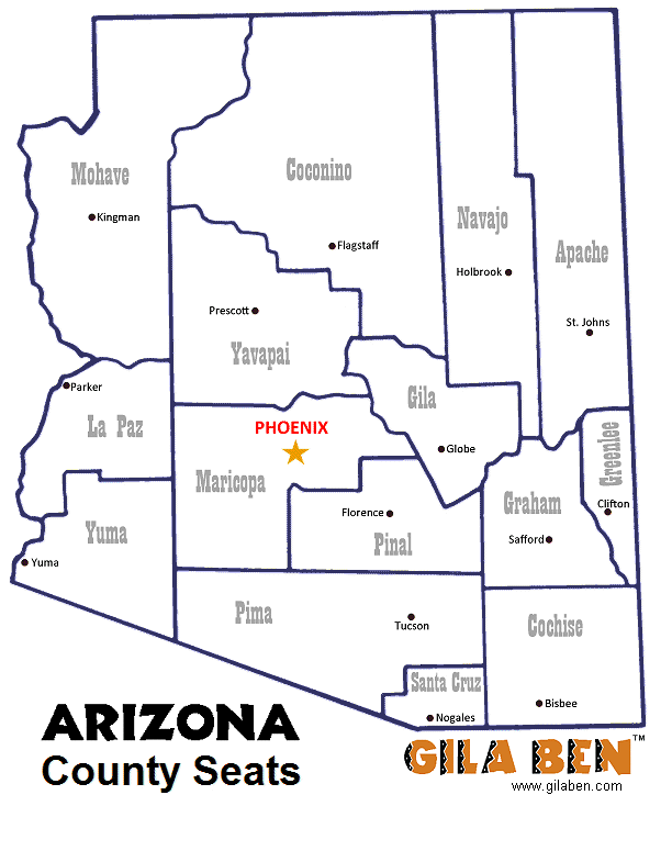 Arizona state map