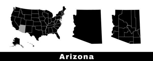 Arizona state outline images stock photos d objects vectors