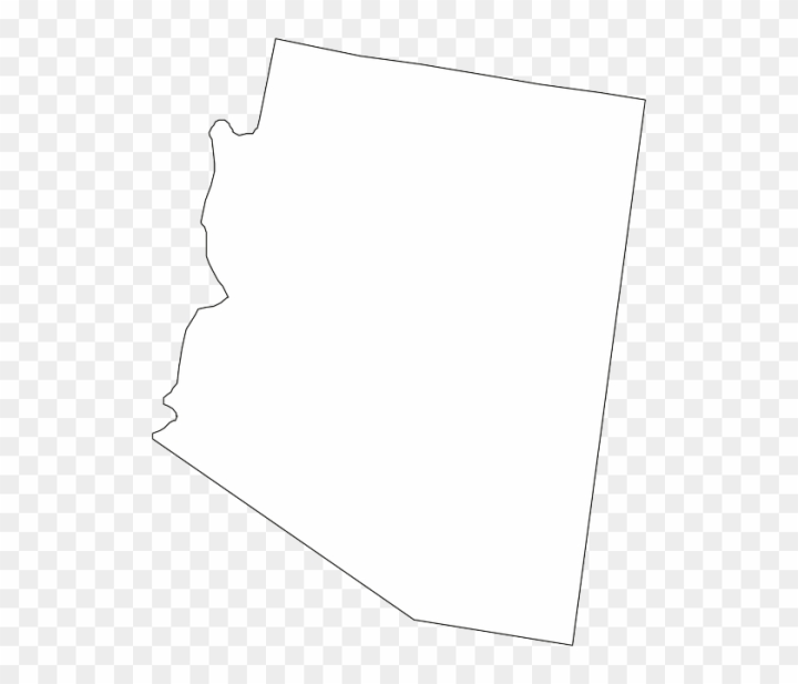 Free outline map states state united america arizona