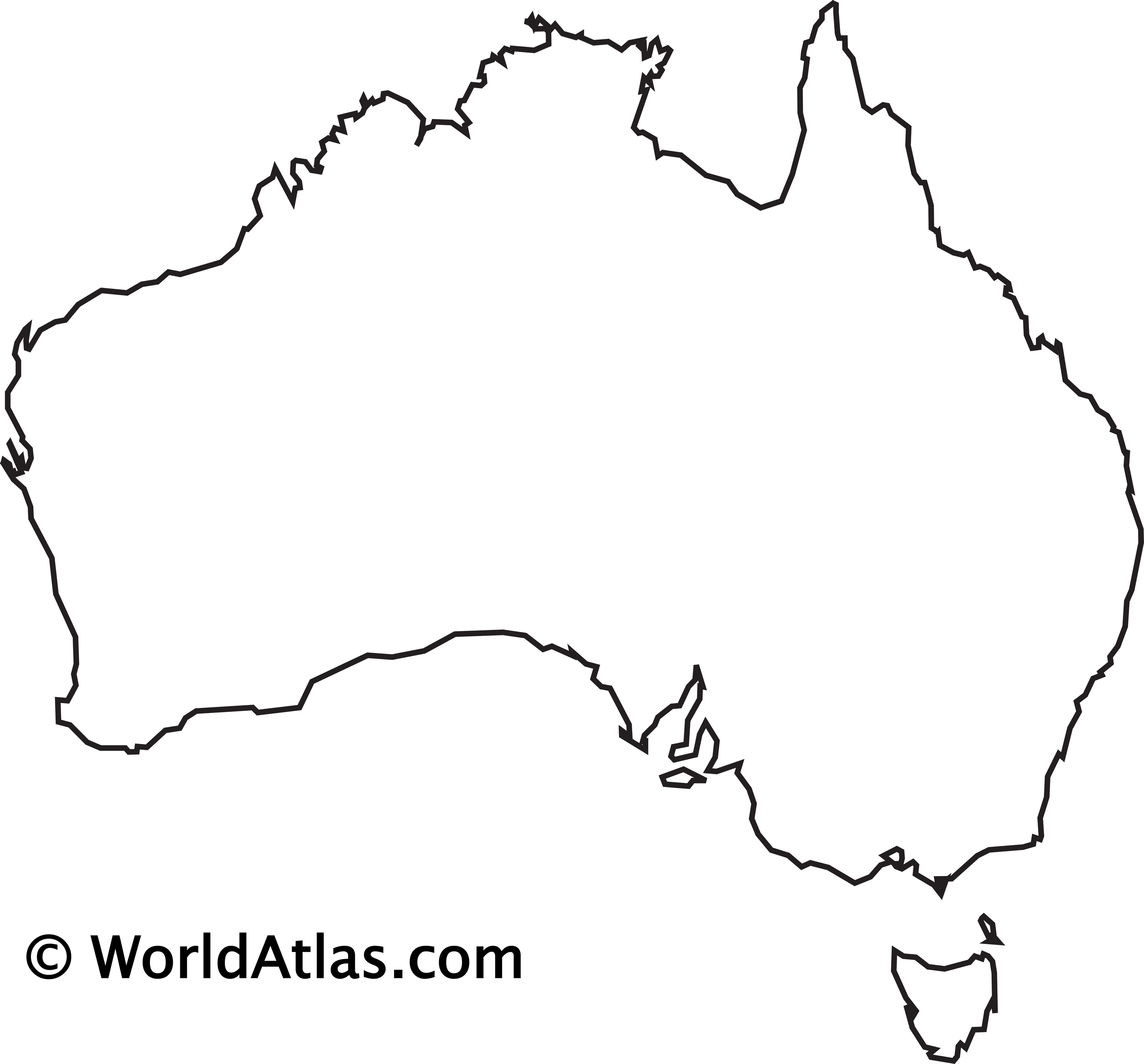 Australia maps facts