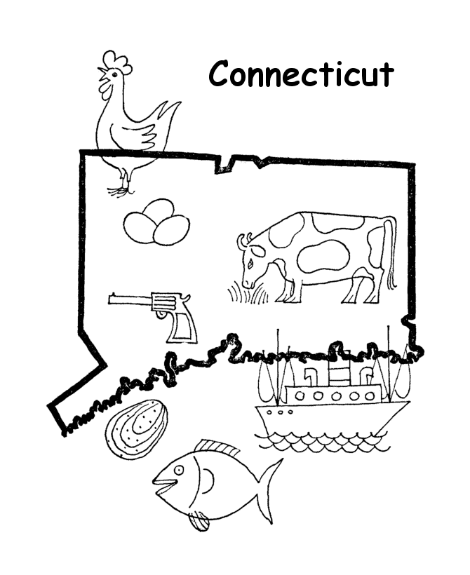 State outline shape and demographic map