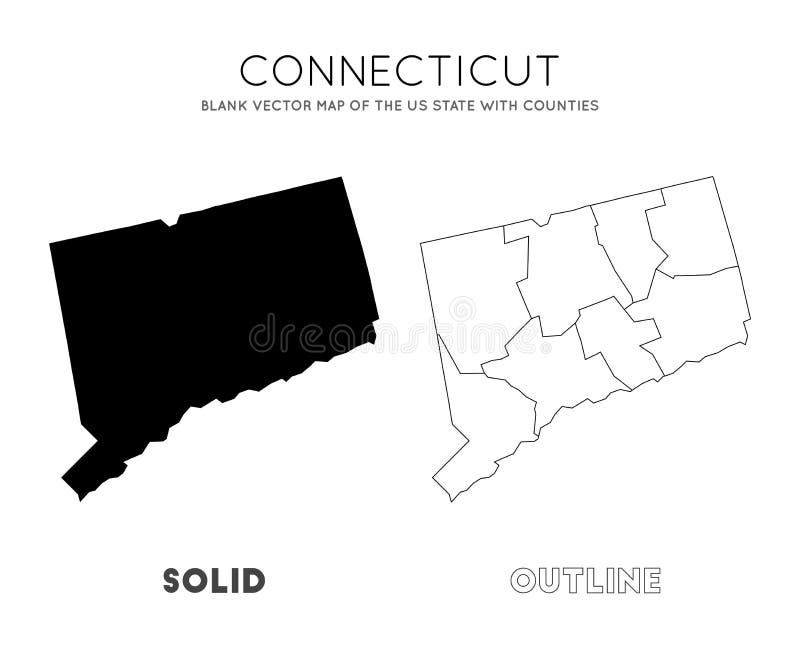 Connecticut map stock illustrations â connecticut map stock illustrations vectors clipart