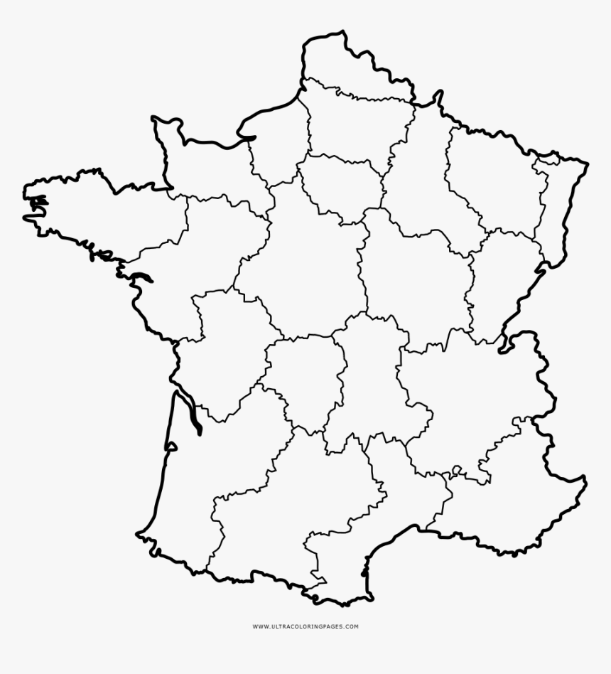 France map coloring page