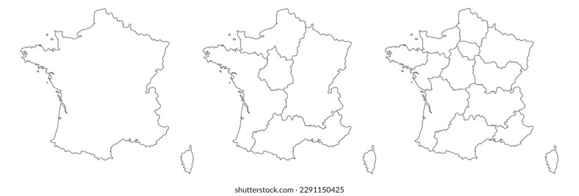 France map stock photos