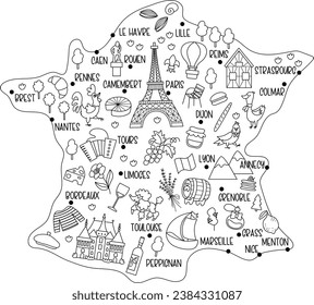 France map stock photos