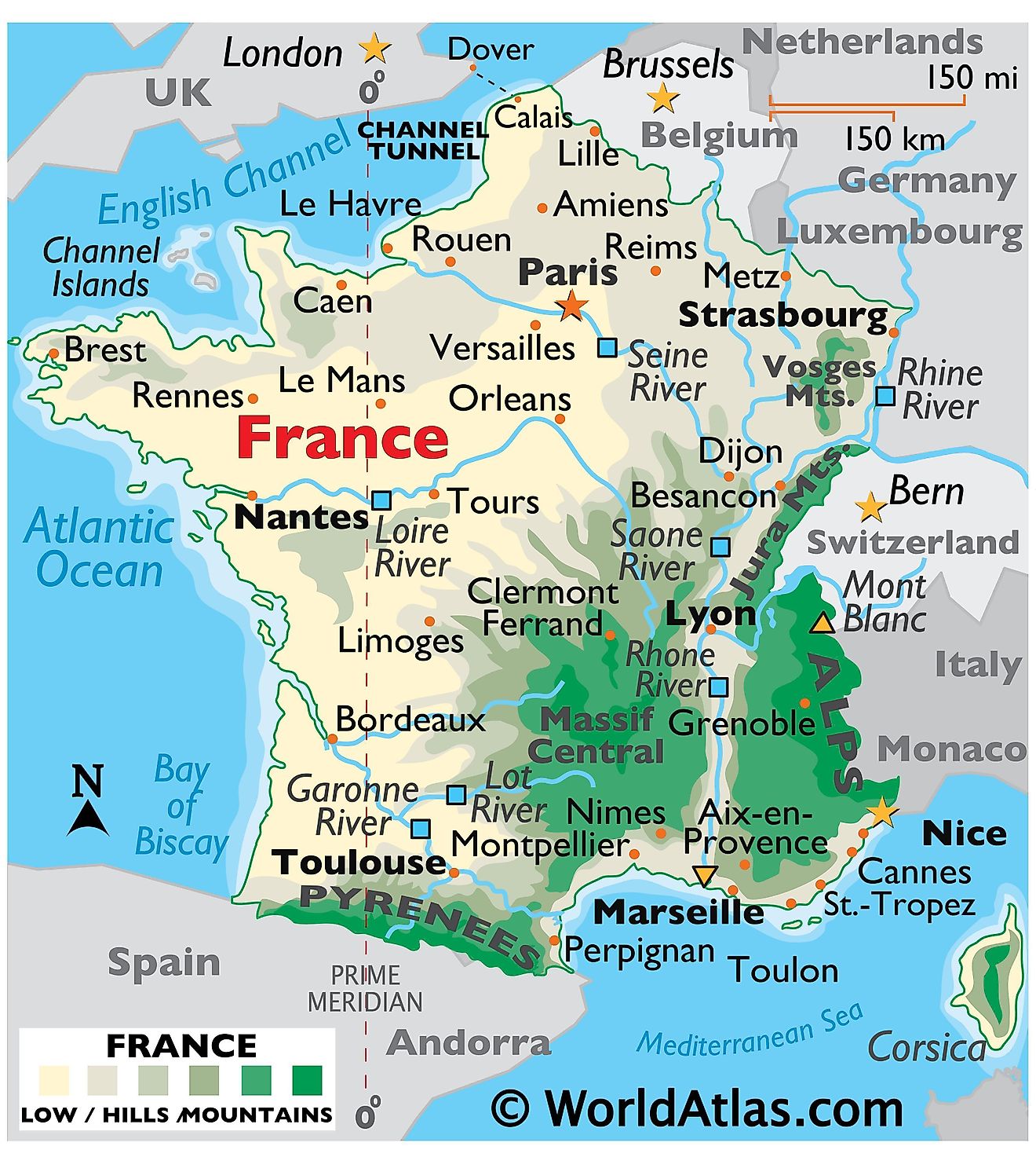 France maps facts