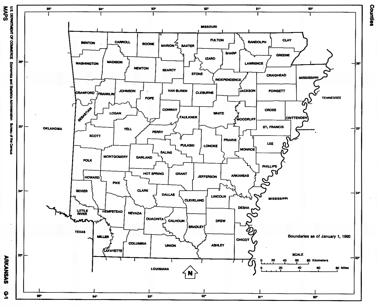 Us county outline