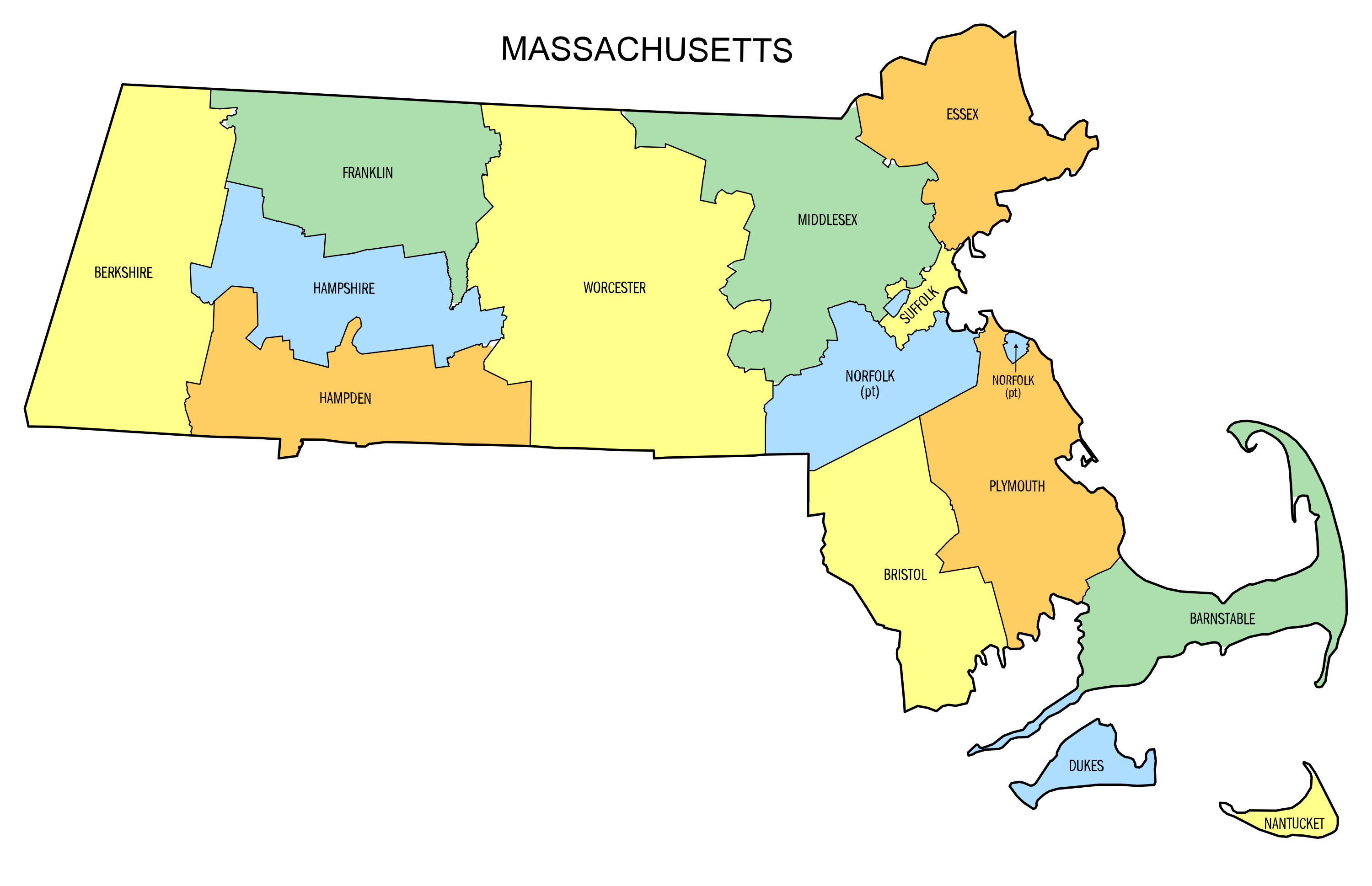 Massachusetts county map printable state map with county lines â diy projects patterns monograms designs templates