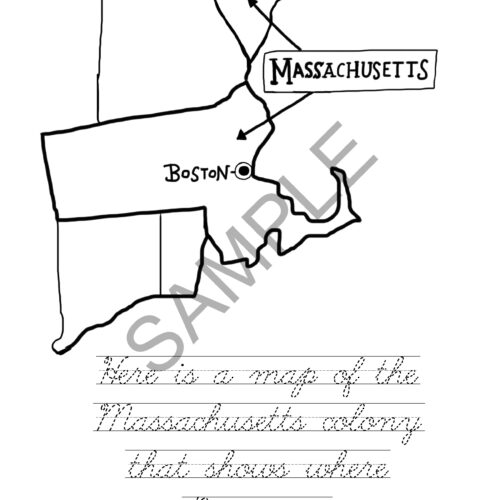 Boston tea party coloring book