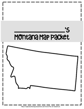 Montana map skills practice by the lit classroom tpt