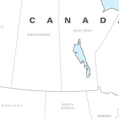 North ameri colouring map