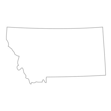 Montana outline images â browse photos vectors and video