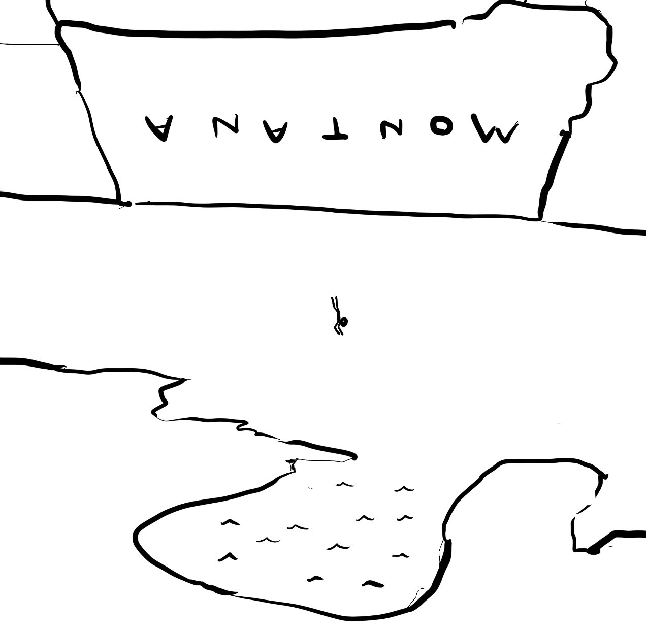 Nathan w pyle on x good news for anyone in montana who doesnt bolt themselves down you will fall into lake michigan which is lovely httpstconhtsdhgius x