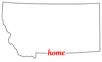 Montana â map outline printable state shape stencil pattern â diy projects patterns monograms designs templates