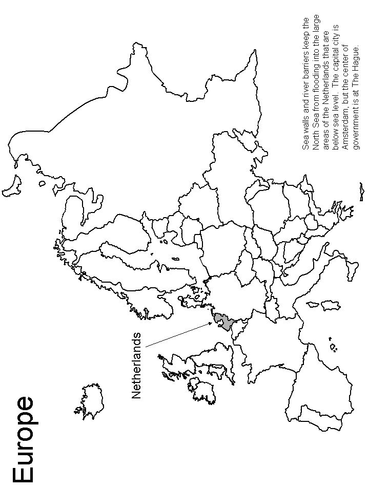 Netherlands in europe coloring map flag coloring pages coloring pages free coloring pages