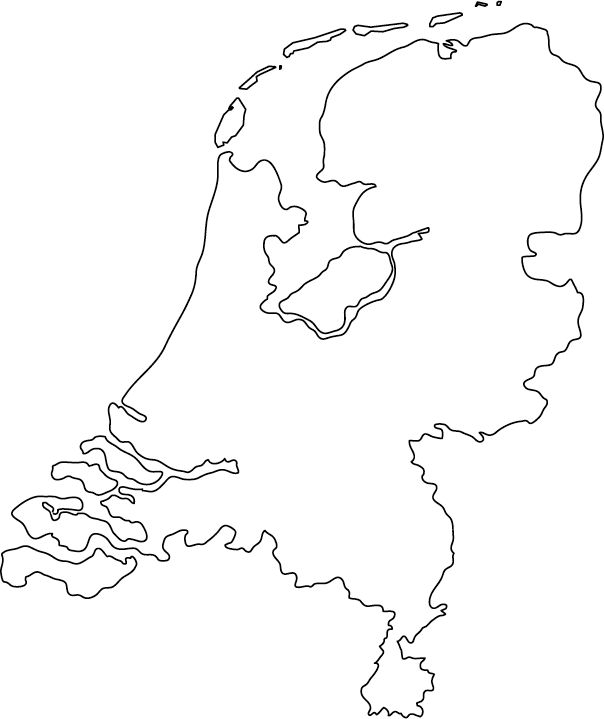 Netherlands outline map netherlands map holland map map outline