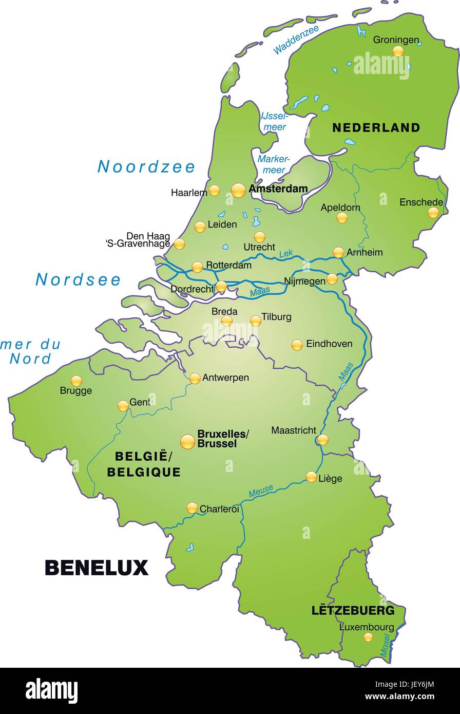 Netherlands map outline hi