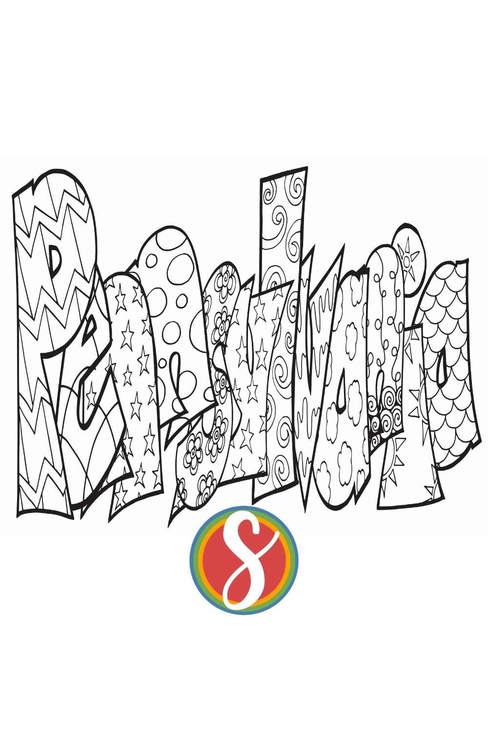 Free pennsylvania coloring pages â stevie doodles