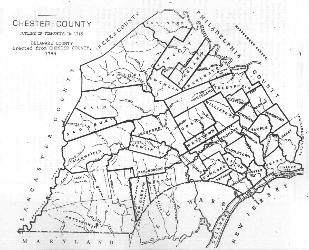 County pennsylvania maps