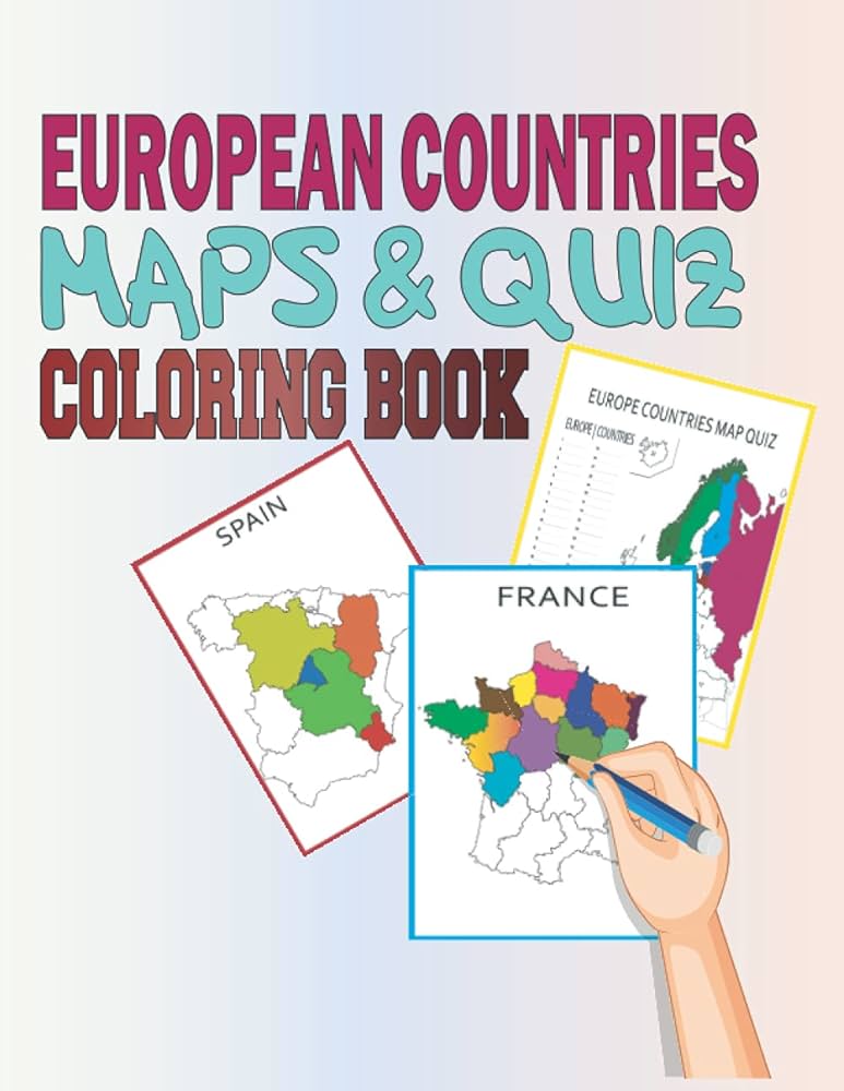 European country maps and quiz coloring book blank outline political detailed country maps of european nations for coloring world of maps for learn and color maps of european counteits racha