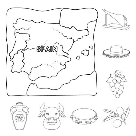 Treasure map coloring page stock photos and images