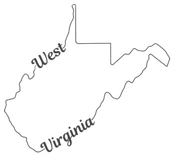 West virginia â map outline printable state shape stencil pattern â diy projects patterns monograms designs templates