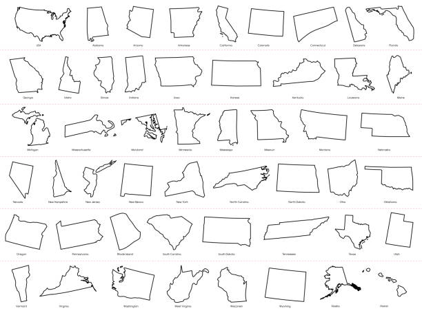 Virginia outline stock photos pictures royalty