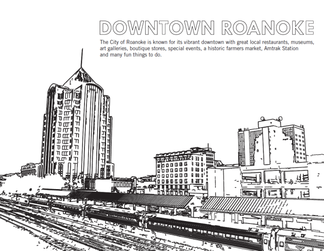 Roanoke va coloring sheets coloring book sheets for virginias blue ridge