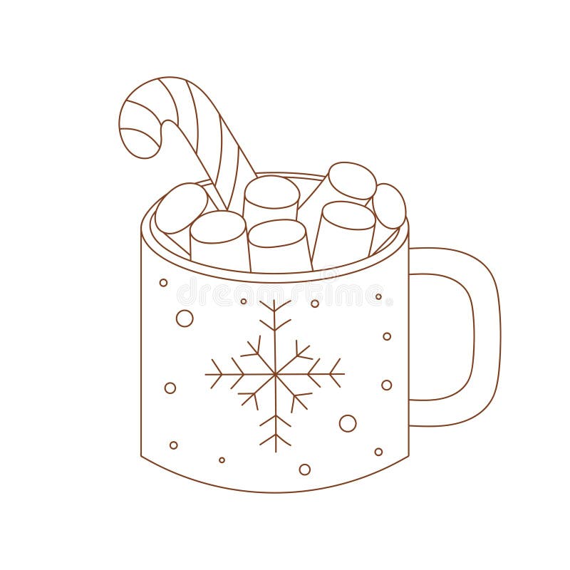 Coloring page marshmallow stock illustrations â coloring page marshmallow stock illustrations vectors clipart