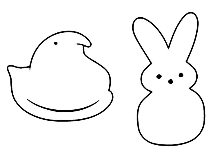 Peeps coloring pages