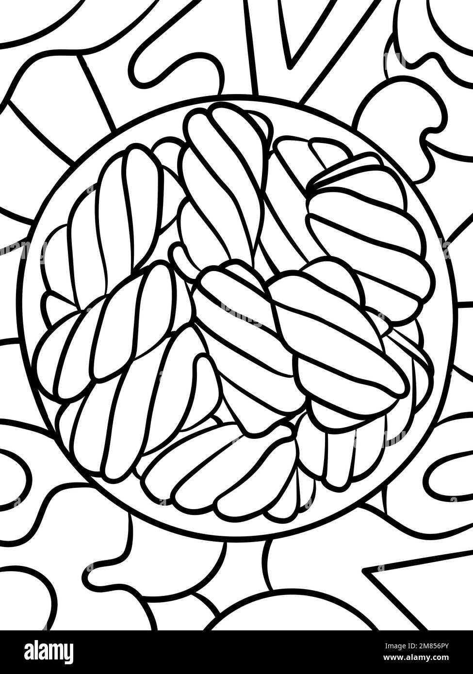 Color marshmallow black and white stock photos images