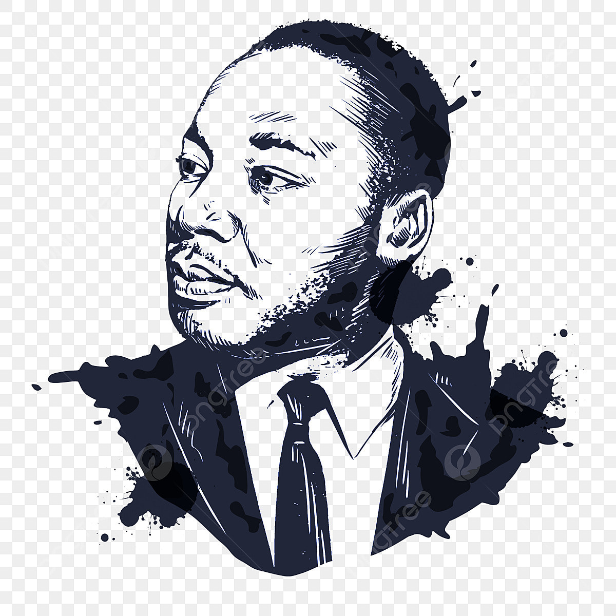 Martin luther king jr png transparent images free download vector files
