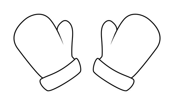 Mitten outline images â browse photos vectors and video