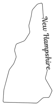 New hampshire â map outline printable state shape stencil pattern â diy projects patterns monograms designs templates