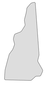 New hampshire â map outline printable state shape stencil pattern â diy projects patterns monograms designs templates