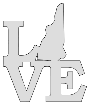 New hampshire â map outline printable state shape stencil pattern â diy projects patterns monograms designs templates