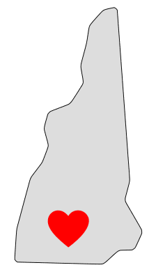 New hampshire â map outline printable state shape stencil pattern â diy projects patterns monograms designs templates