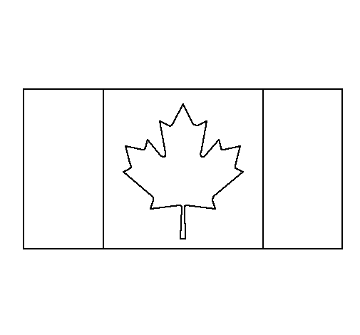 Canada coloring page