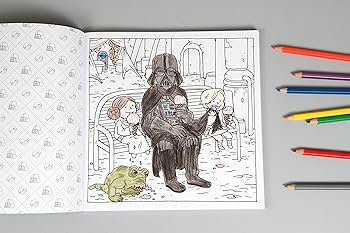 Darth vader and family loring book star wars book loring book for everyone star wars x chronicle books brown jeffrey books