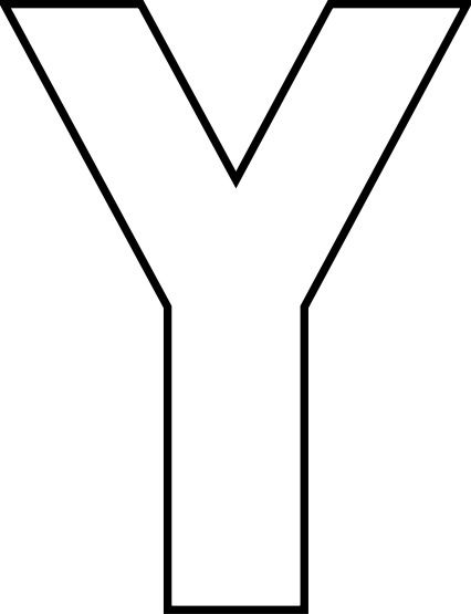 Free y stencil large letter stencils alphabet letters to print alphabet letter templates