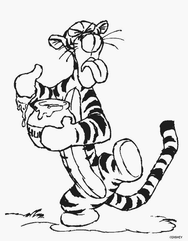 Best pooh coloring pages for kids