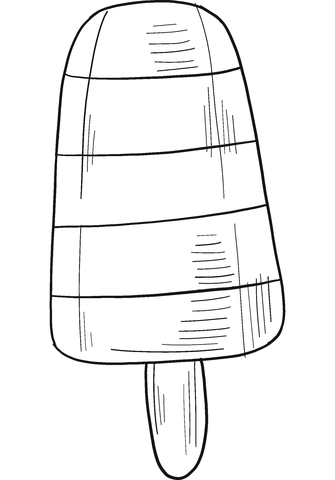 Popsicle coloring page free printable coloring pages