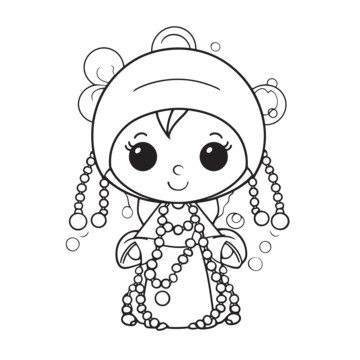Drawing of coloring page with rosary outline sketch vector wing drawing ring drawing color drawing png and vector with transparent background for free download