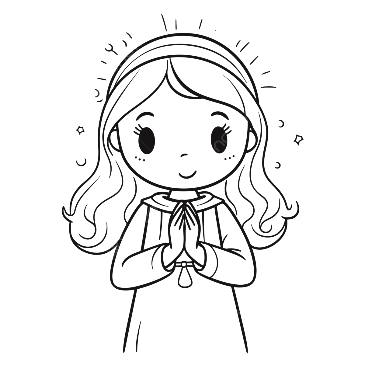 Rosary outline png transparent images free download vector files
