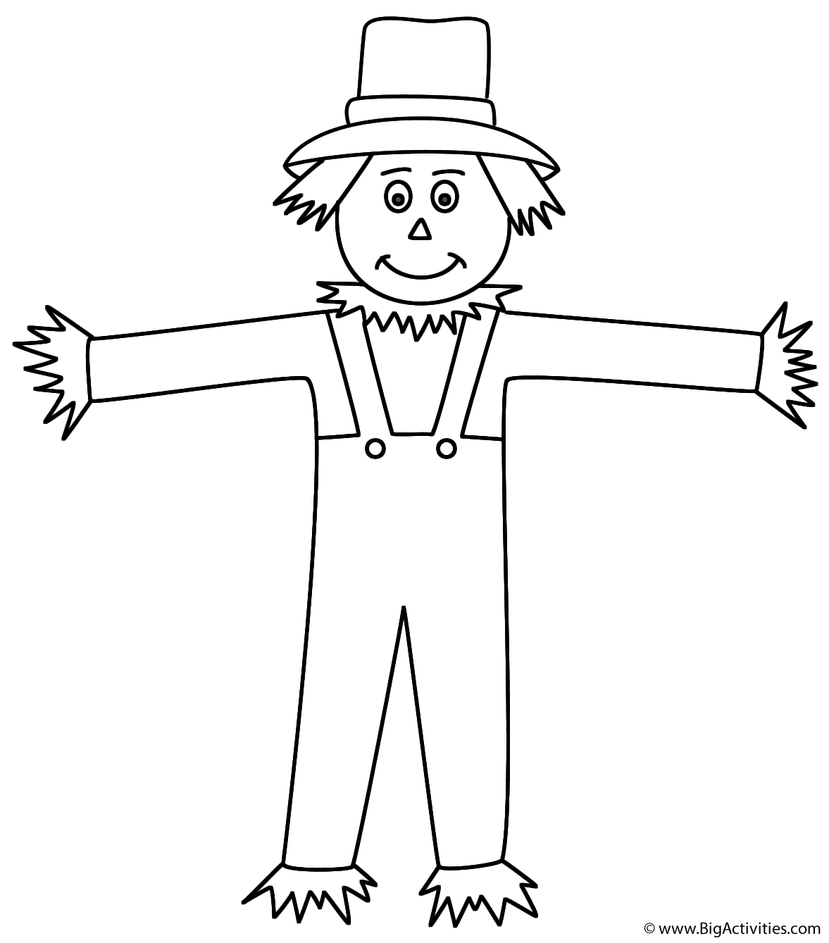 Scarecrow coloring pictures scarecrow coloring pages free printable coloring sheets coloring pages