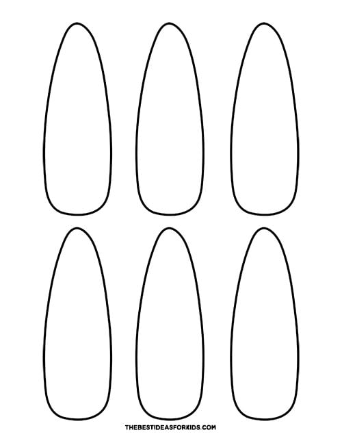 Turkey feather template free printables