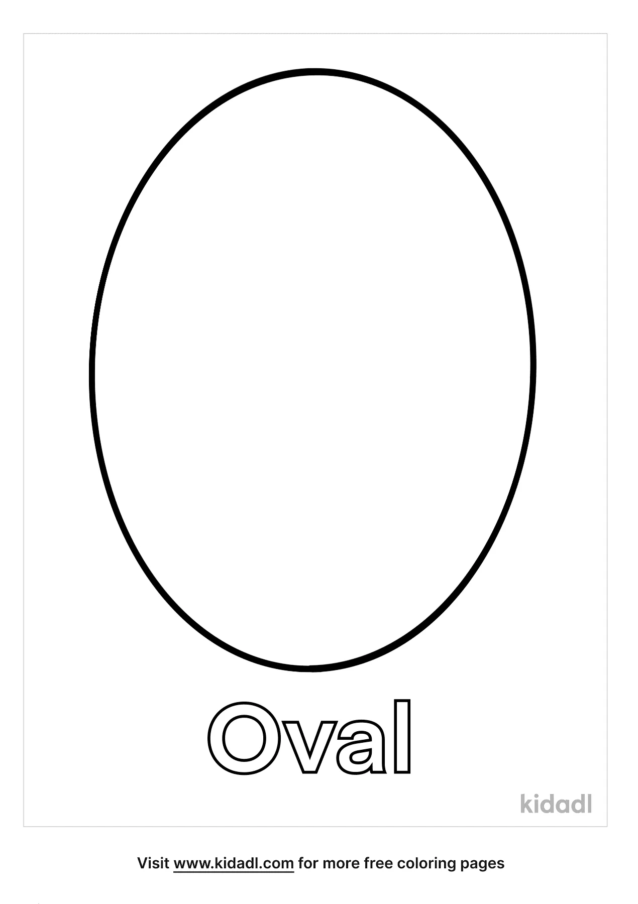 Free oval coloring page coloring page printables