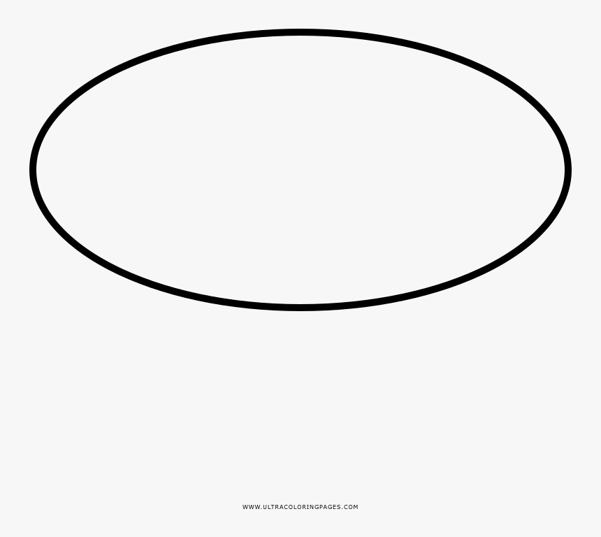 Oval coloring page