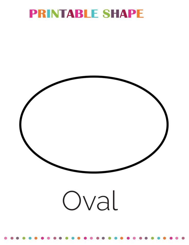Free printable oval shape printable shapes shape coloring pages templates printable free