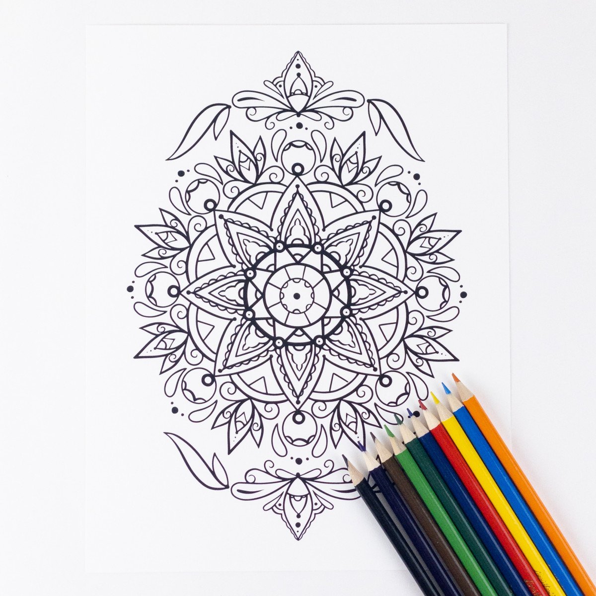 Oval mandala d